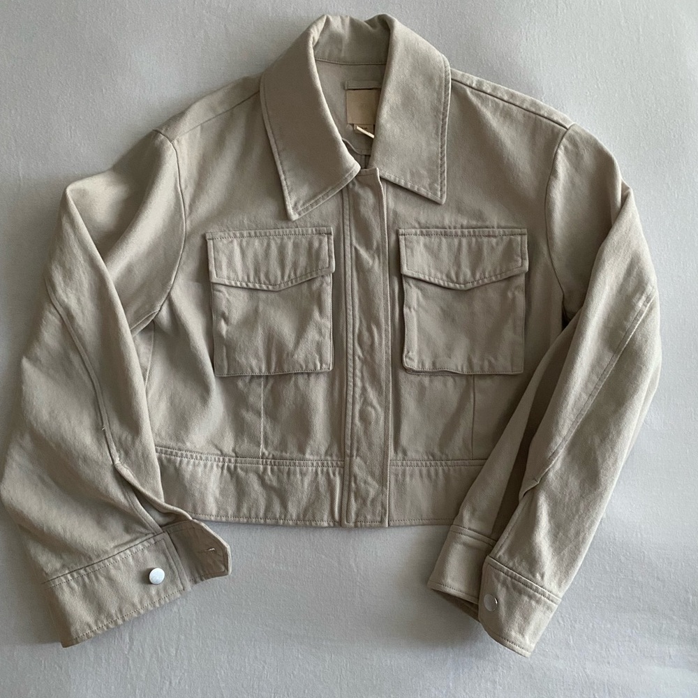 H&M Cropped Jean Jacket